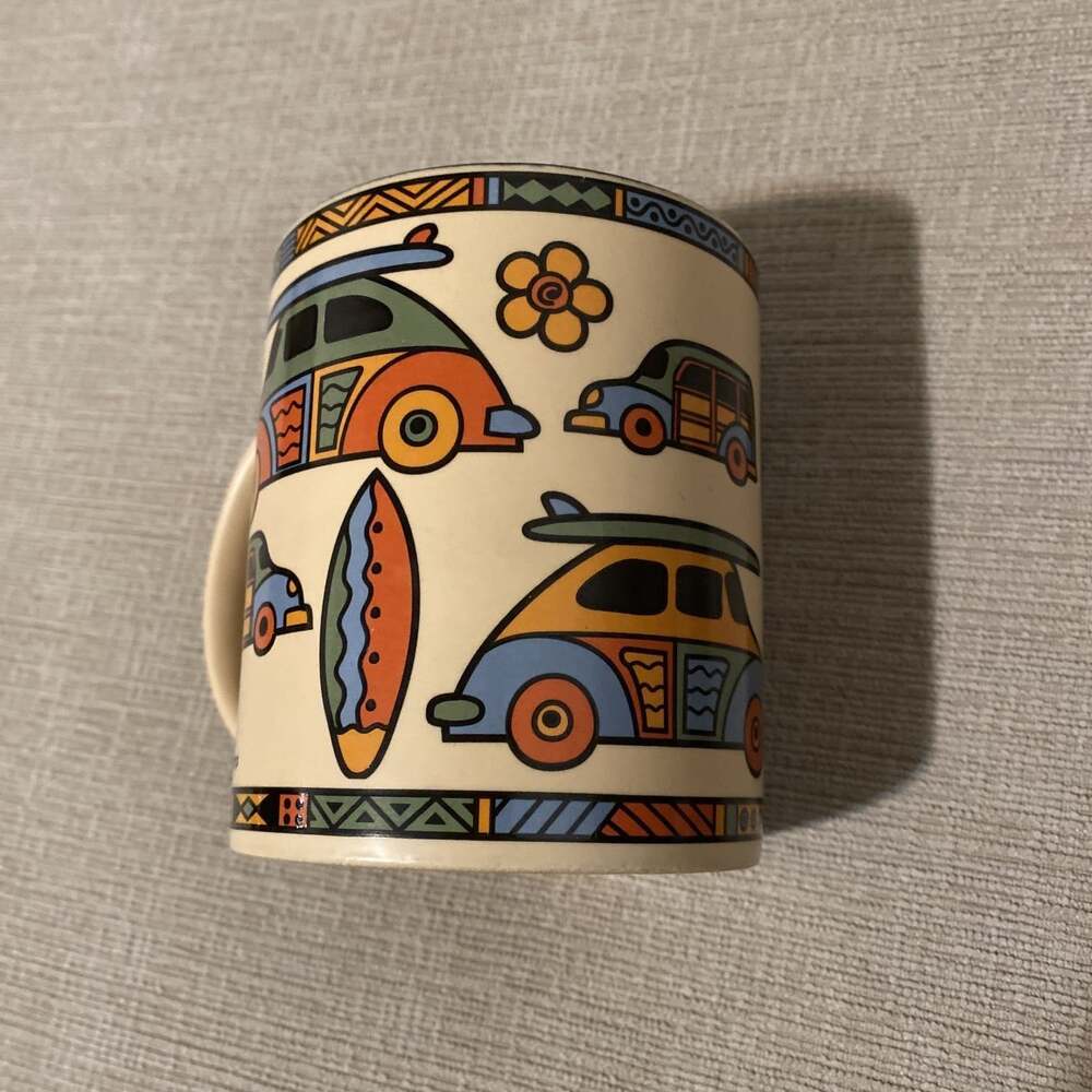 Vintage Catalina Island "Woody" Wagon American Gift Collector Series Coffee Mug